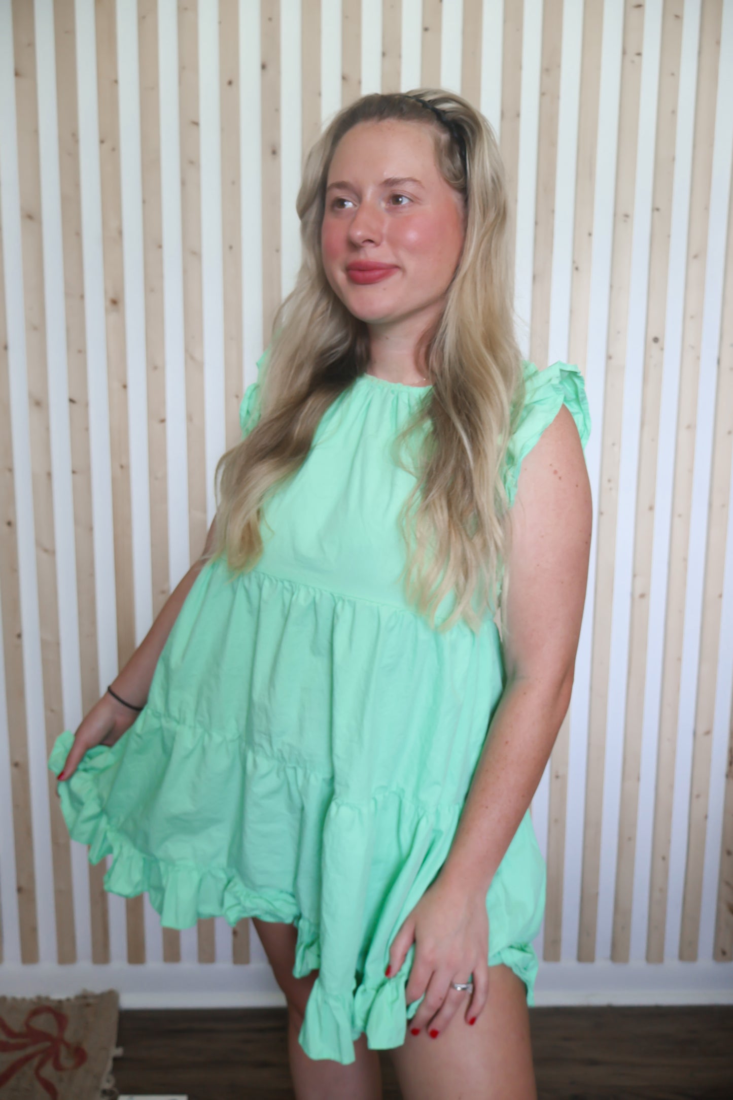 Meant For You Ruffle Dress