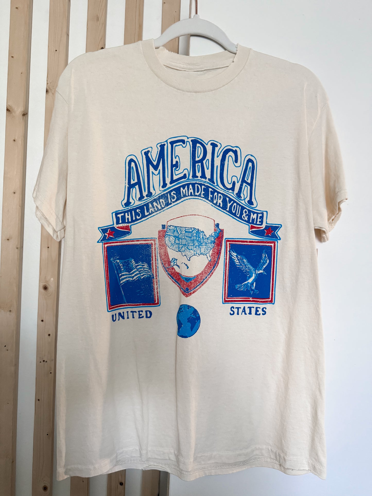 Good ole America - Off White Tshirt